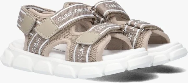 Calvin Klein V1b2-80610 Sandales En Beige Satisfait ou Remboursé 3