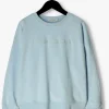Prestation Et Rapide Calvin Klein Chandail Ckj Raised Embro Swearshirt Bleu Clair 8